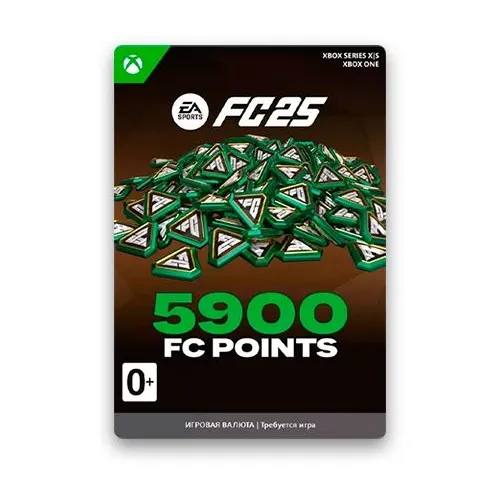 Пополнение игровой валюты Microsoft EA Sports FC 25 5900 Coins RU, регион: СНГ, Россия