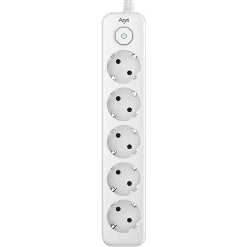 Сетевой фильтр AGNI TP-FD5E, 2м, белый [tp-fd5e-2m-white]
