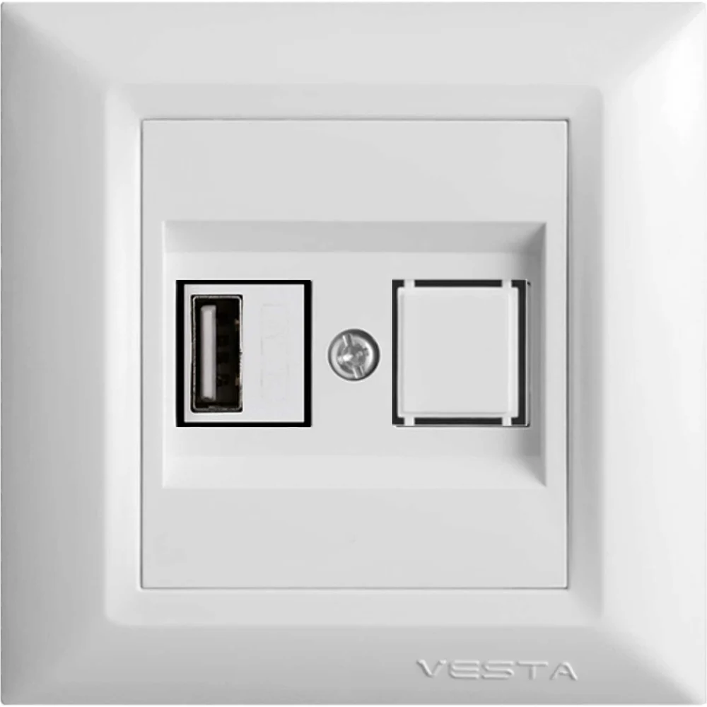 Розетка Vesta Electric Roma FRZ00050201BEL