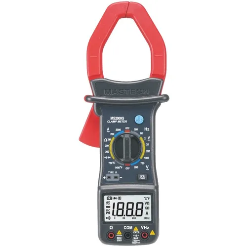 Клещи токоизмерительные MASTECH MS2000G, измер.ток: переменный [13-1301]