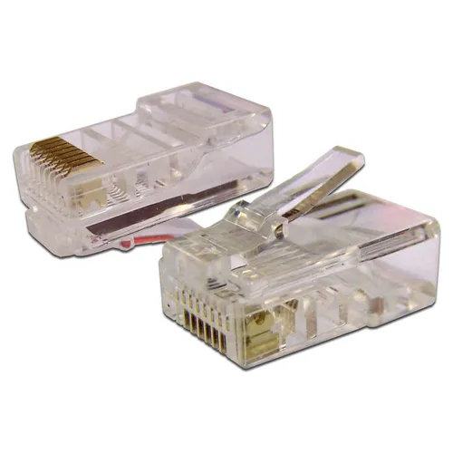 Коннектор LanMaster TWT-PL45-8P8C-6 UTP кат.6 RJ45 прозрачный (упак.: 100шт)