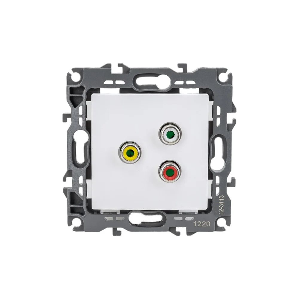 Розетка RCA ЭРА 12-3113-01 Б0027471