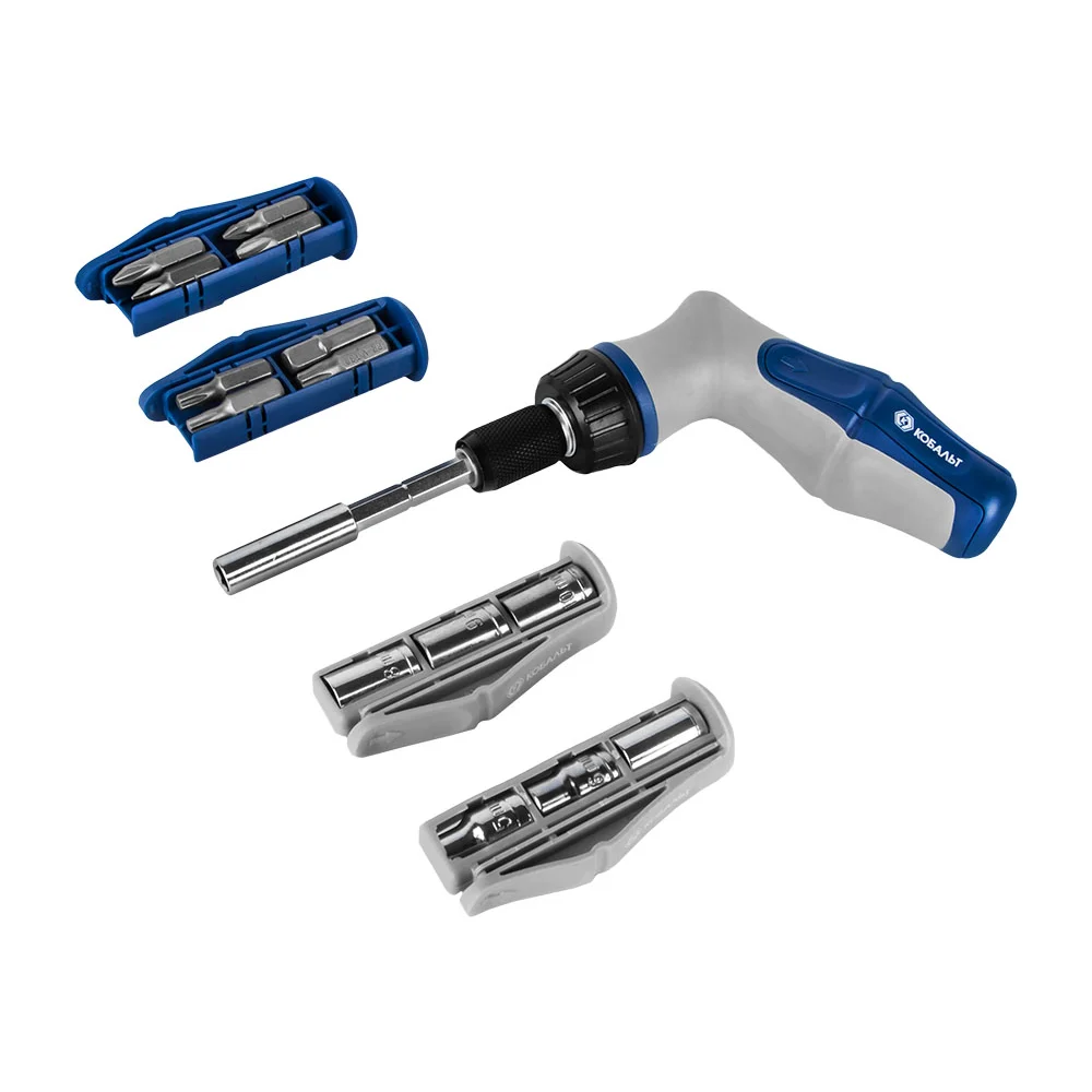 Реверсивная отвертка КОБАЛЬТ Ultra Grip 245-459