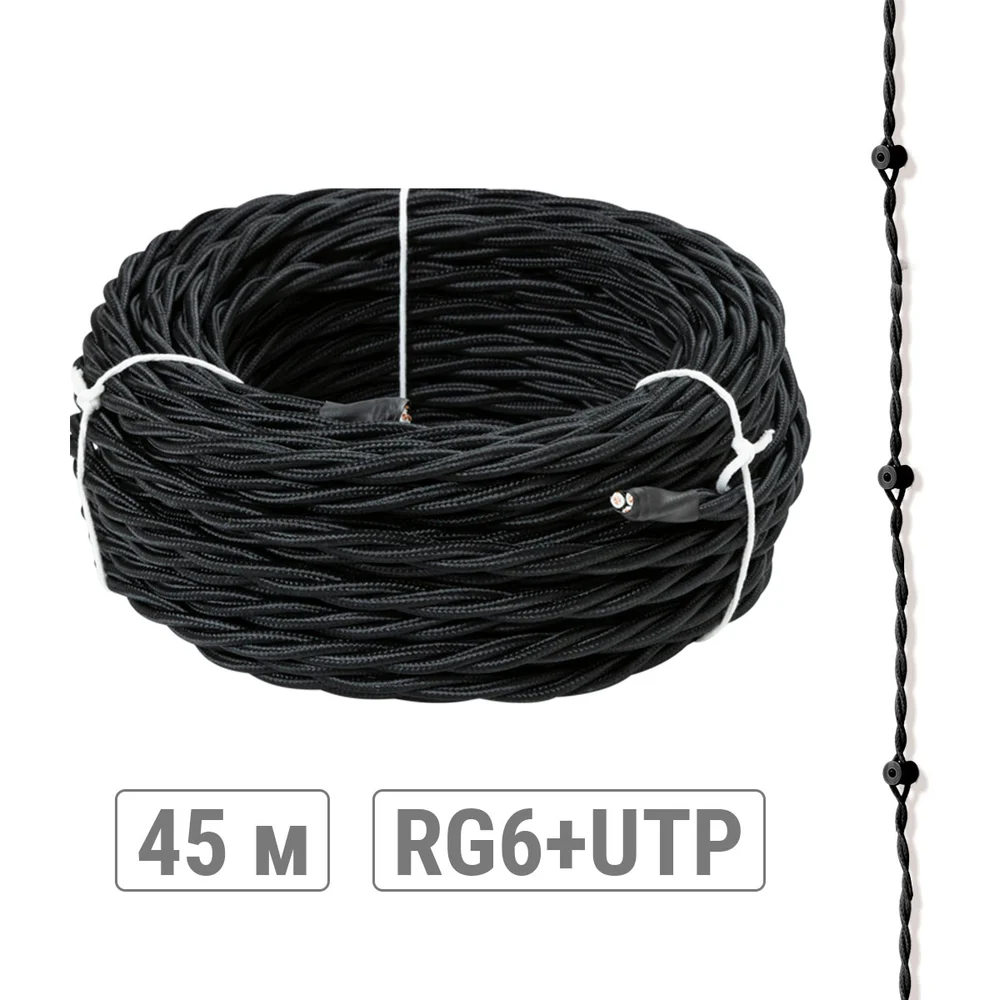 Ретро провод TDM ELECTRIC Эко SQ2803-0004