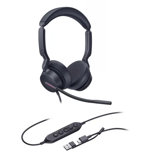 Гарнитура Yealink UH46 Dual UC USB-C/A черный