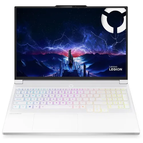 Ноутбук игровой Lenovo Legion 7 16IAX10, 16", 2025, OLED, Intel Core Ultra 9 275HX 2.7ГГц, 24-ядерный, 32ГБ DDR5, 1ТБ SSD, NVIDIA GeForce RTX 5070 для ноутбуков - 8 ГБ, TGP 115Вт, без операционной системы, белый [83ky0054rk]