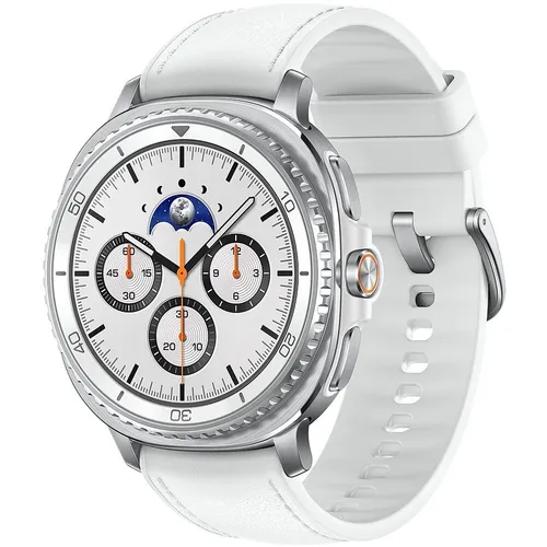 Смарт-часы Samsung Galaxy Watch 8 Classic LTE Watch 8 Classic, 46мм, 1.34", с SIM, белый/серебристый