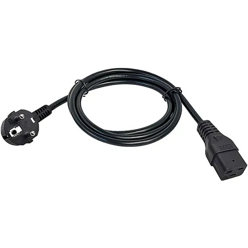 Шнур питания ITK (PC-C19D-3M) C19-Schuko проводник.:3x1.5мм2 3м 230В 16А черный