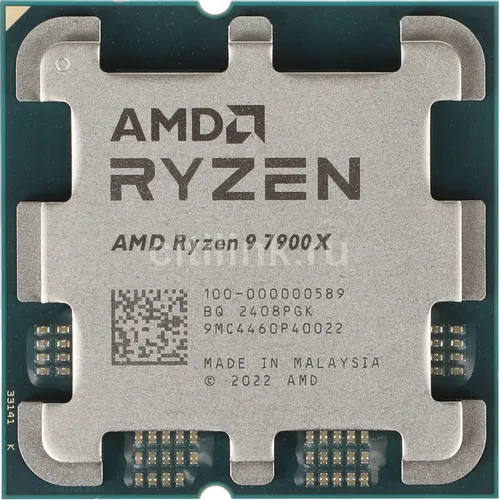 Процессор AMD Ryzen 9 7900X, AM5, OEM [100-000000589]
