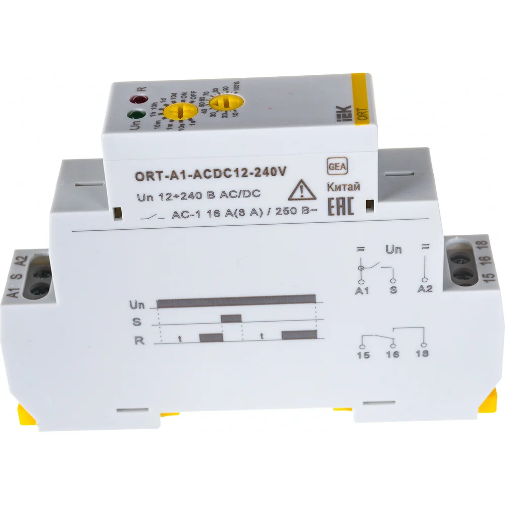 Реле задержки включения IEK ORT ORT-A1-ACDC12-240V