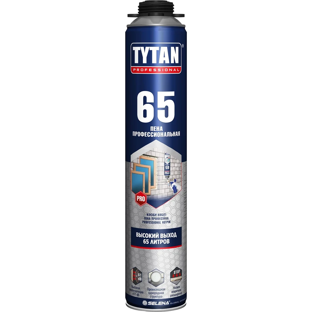 Профессиональная летняя монтажная пена Tytan PROFESSIONAL 65 O2 16951