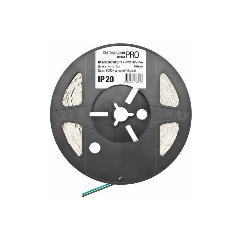 Светодиодная лента Navigator 71 709 NLS-5050CW60-14.4-IP20-12V-Pro 71709