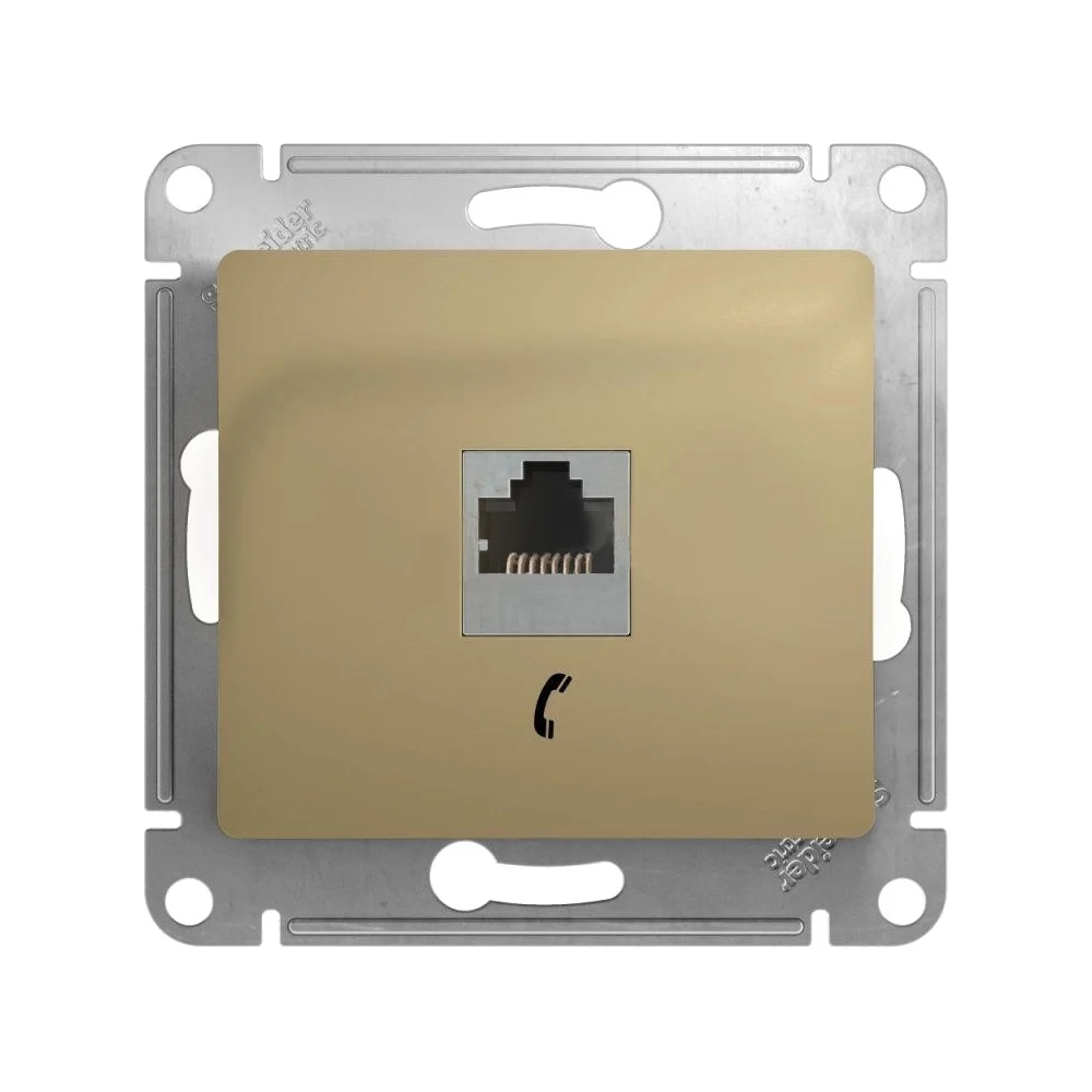 Телефонная розетка Systeme Electric GLOSSA GSL000481T