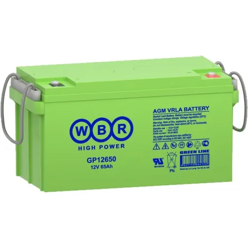 Аккумуляторная батарея WBR GP12650 для ИБП, 12В, 65Ач [gp12650 wbr]