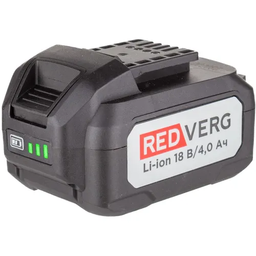 Батарея аккумуляторная REDVERG 730021, 18В, 4Ач, Li-Ion