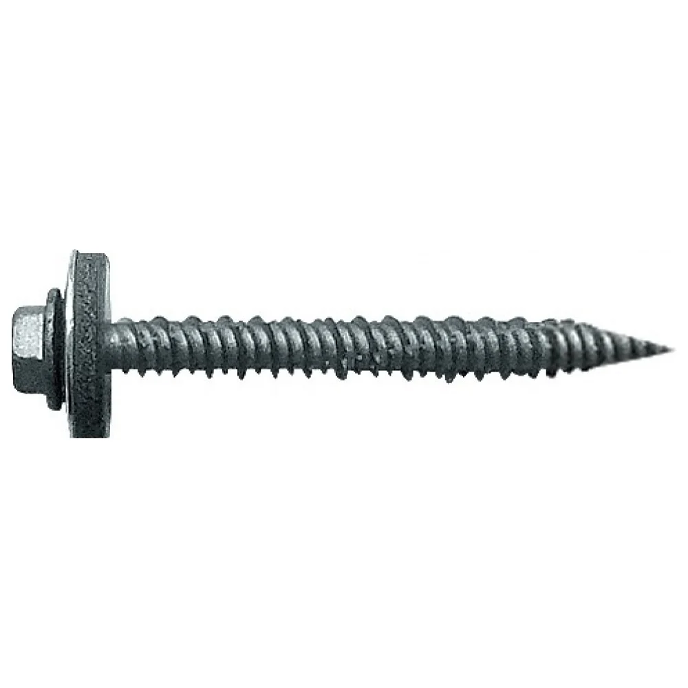 Винт по бетону Skreppro ScWp(EPDM)-6,3x55 Дакромет, 1500 шт. 4680635460354