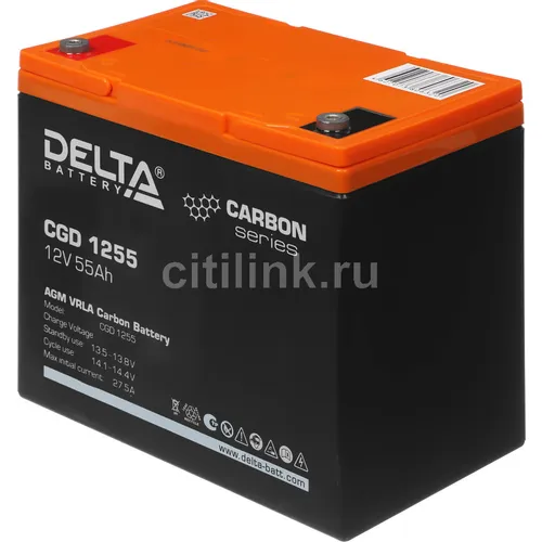 Аккумуляторная батарея Delta CGD 1255 для ИБП, 12В, 55Ач