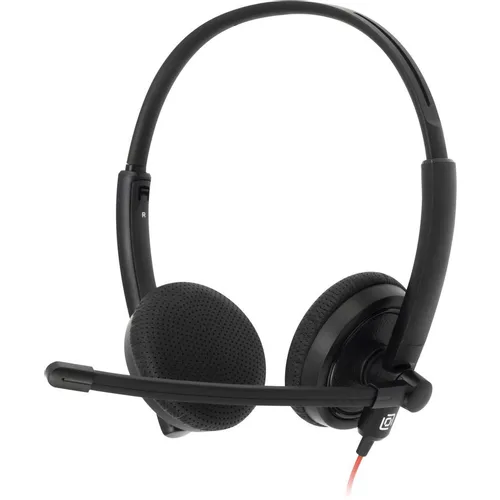 Гарнитура Oklick HS-L900, для компьютера/мобильных устройств, накладные, проводные, черный [1532022]