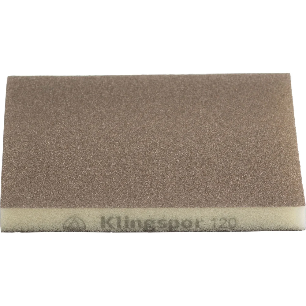 Двухсторонняя шлифовальная губка Klingspor SW 501 98x123x10 мм, P80 271081