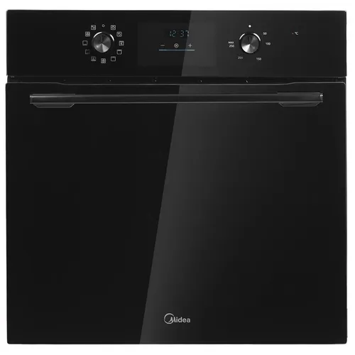 Духовой шкаф электрический Midea MO611103YGB, 70л, дверца с 2 стеклами, черный