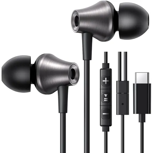 Наушники UGREEN EP105, USB Type-C, внутриканальные, черный [35754]