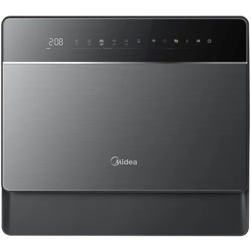 Посудомоечная машина Midea MCFD55S550Bi, компактная, настольная, 55см, загрузка 5 комплектов, черный