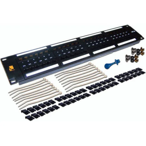 Патч-панель Lanmaster LAN-PPL48U6 19" 2U 48xRJ45 кат.6 UTP
