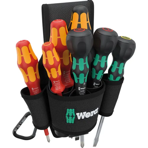 Набор отверток WERA 9621 SET 2 Kraftform Ball-Grip, 8 предметов [we-136033]