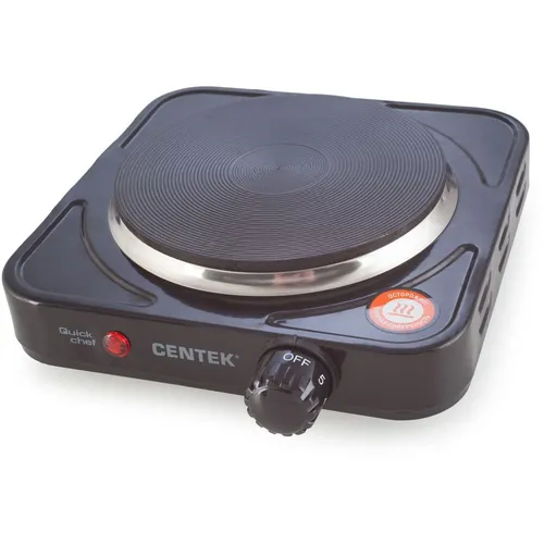 Настольная плита электрическая CENTEK CT-1506, эмаль, черный [ct-1506 black]