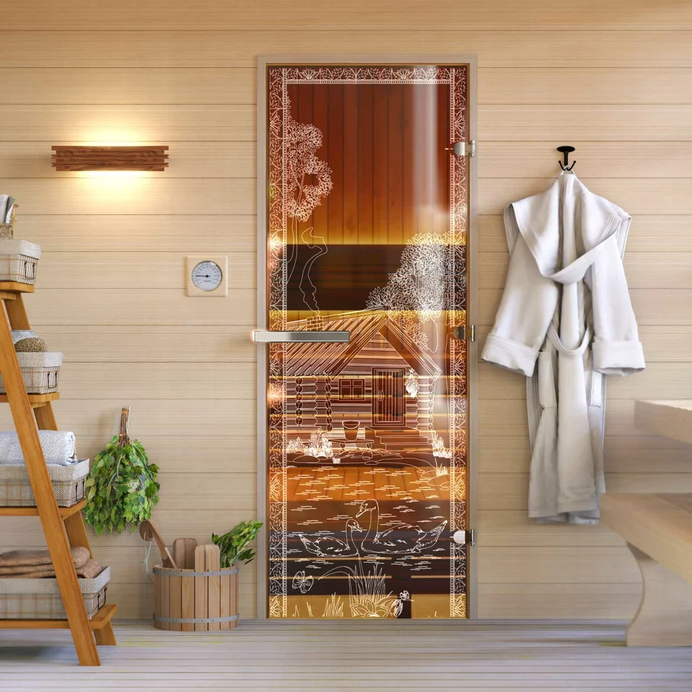 Дверь для бани DoorWood Банька в лесу УТ-00014698