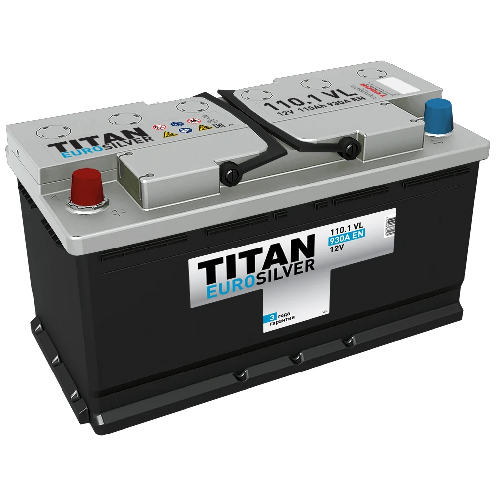 Аккумулятор TITAN EUROSILVER 110.1 VL 4607008881462