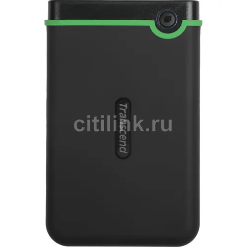 2ТБ Внешний диск HDD Transcend StoreJet 25M3S TS2TSJ25M3S, USB 3.0, серый