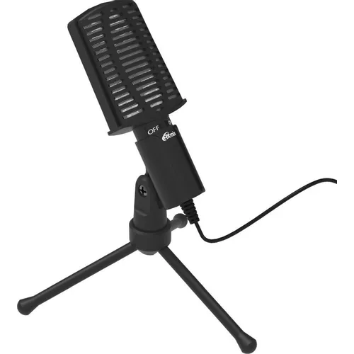 Микрофон Ritmix RDM-125, черный [15120025]
