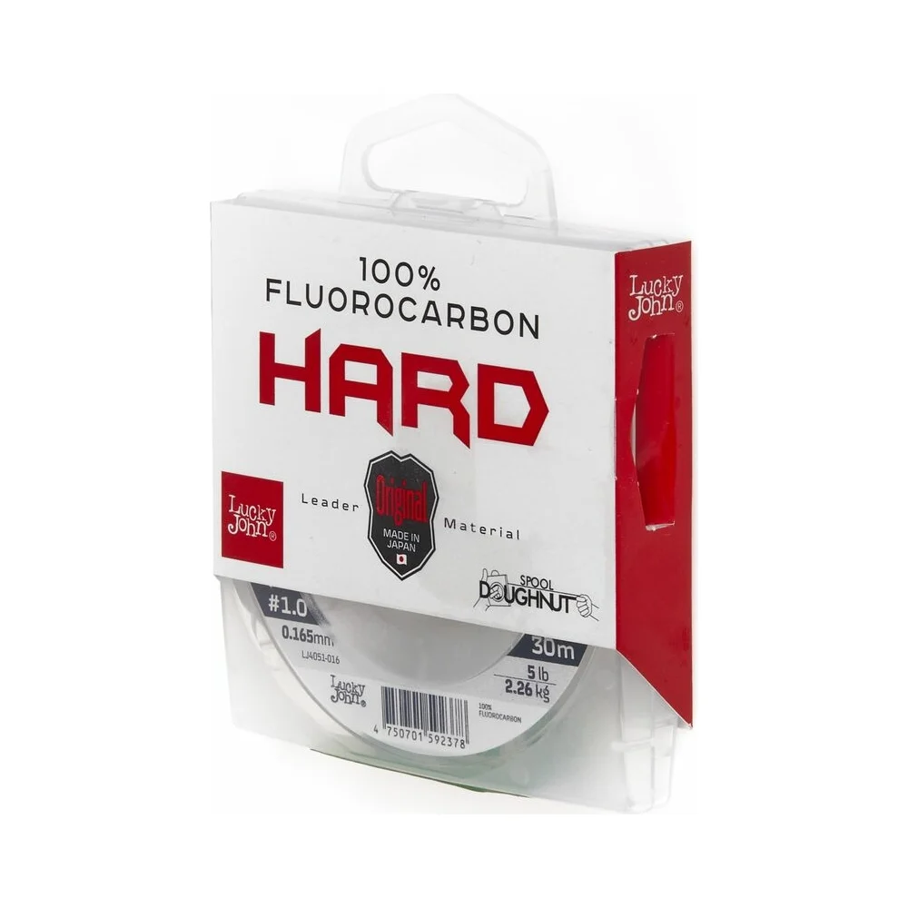 Монофильная леска Lucky John FLUOROCARBON Hard 030/016 LJ4051-016