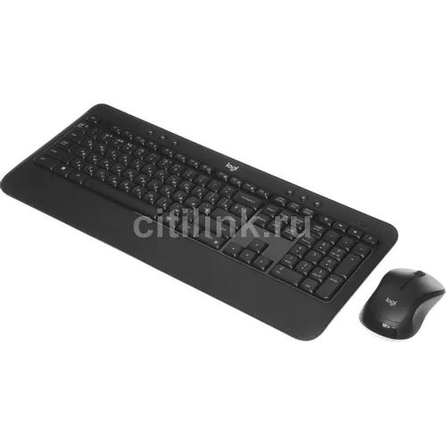 Комплект (клавиатура+мышь) Logitech MK540, USB, беспроводной, с гравировкой, черный [920-008691]