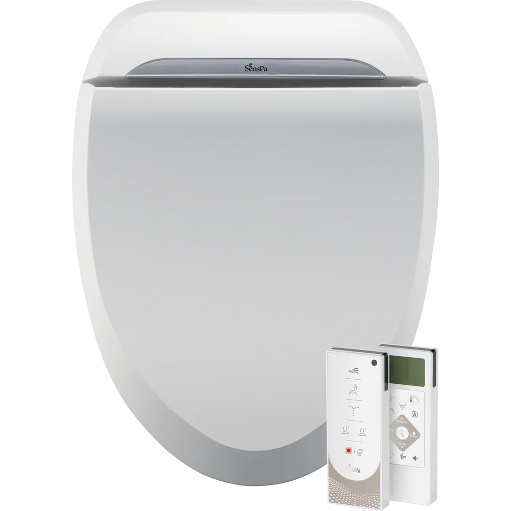 Короткая электронагревательная крышка для унитаза Senspa JK-1000RS GRAY