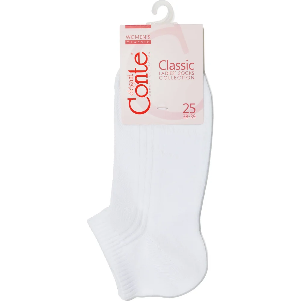 Женские хлопковые короткие носки Conte elegan CE CLASSIC 1001320220020009984