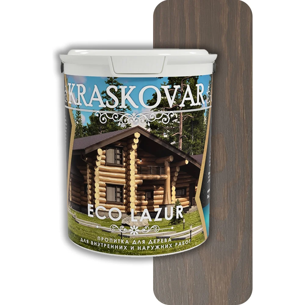 Кроющий антисептик Kraskovar Eco Lazur 1219