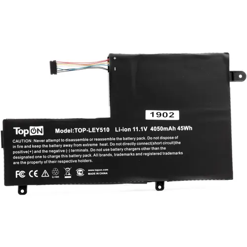 Батарея для ноутбуков TopON TOP-LEY510, 4510мAч, 11.1В [103547]