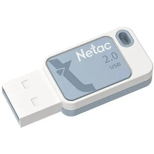 Флешка USB NETAC UA31 64ГБ, USB2.0, синий [nt03ua31n-064g-20bl]
