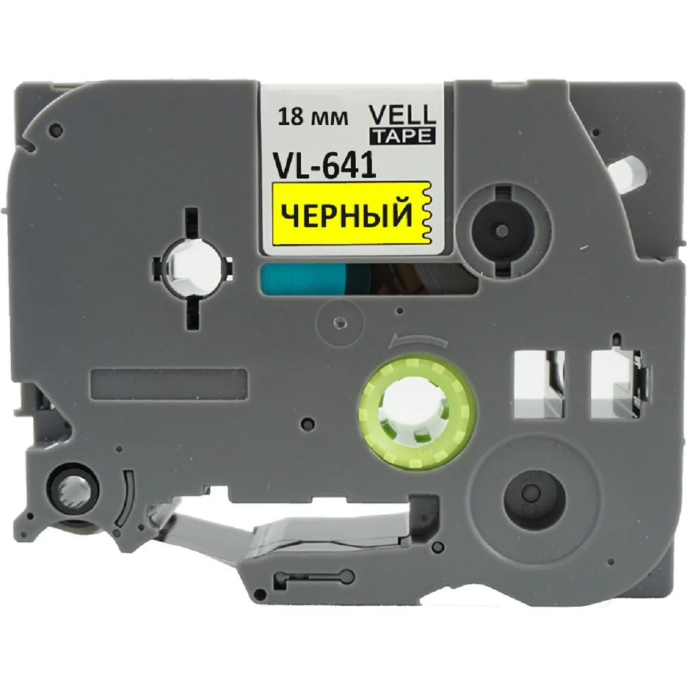 Лента для PT D450/D600/E300/2700 Vell VL-641 Brother TZE-641 320054
