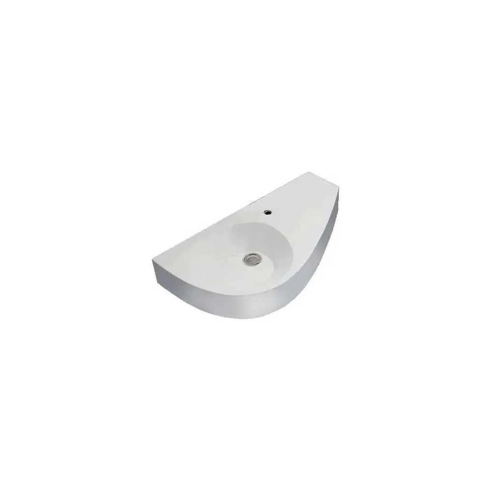 Подвесная раковина 1Marka Элипс Piccolo Polytitan 85 R 07элпк85п