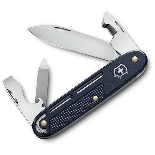 Складной нож Victorinox Synergy Alox, функций: 9, 93мм, синий, коробка картонная [0.8216.22]