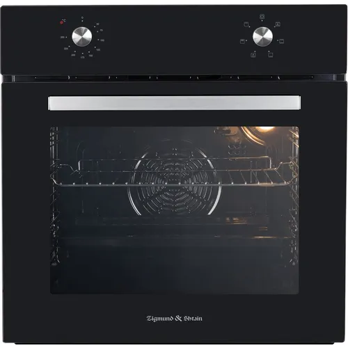Духовой шкаф электрический ZIGMUND & SHTAIN E 162 B, 70л, дверца с 2 стеклами, черный
