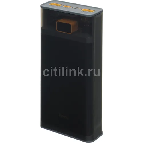 Внешний аккумулятор (Power Bank) Hoco J103A, 20000мAч, серый [88948]
