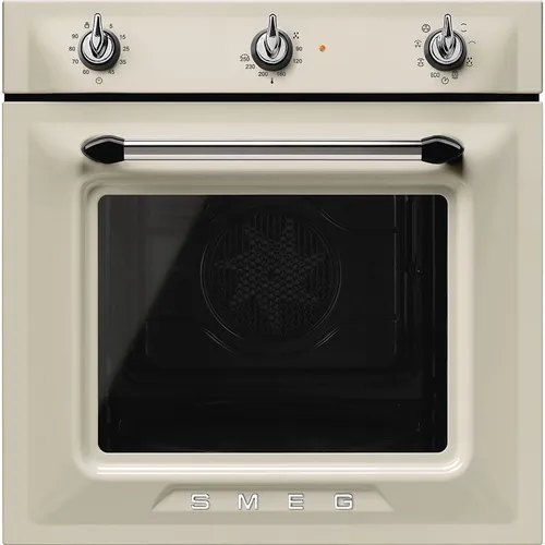 Духовой шкаф электрический SMEG SF6905P1, 70л, дверца с 3 стеклами, кремовый