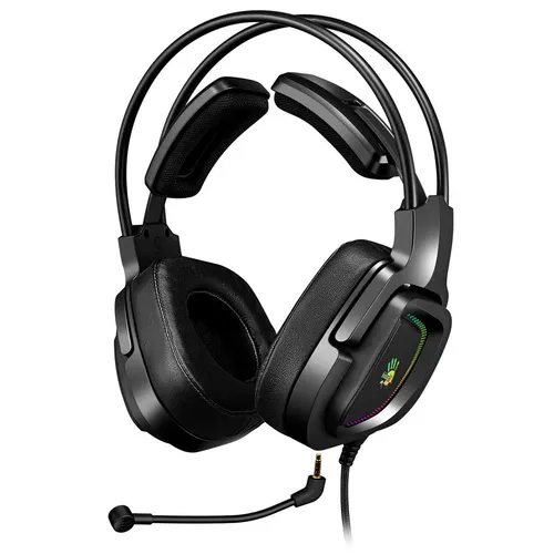 Гарнитура игровая A4TECH Bloody G575P, для компьютера, мониторные, проводные, черный [g575p 4pin+usb/black]