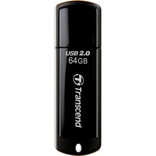 Флешка USB Transcend Jetflash 350 64ГБ, USB2.0, черный [ts64gjf350]
