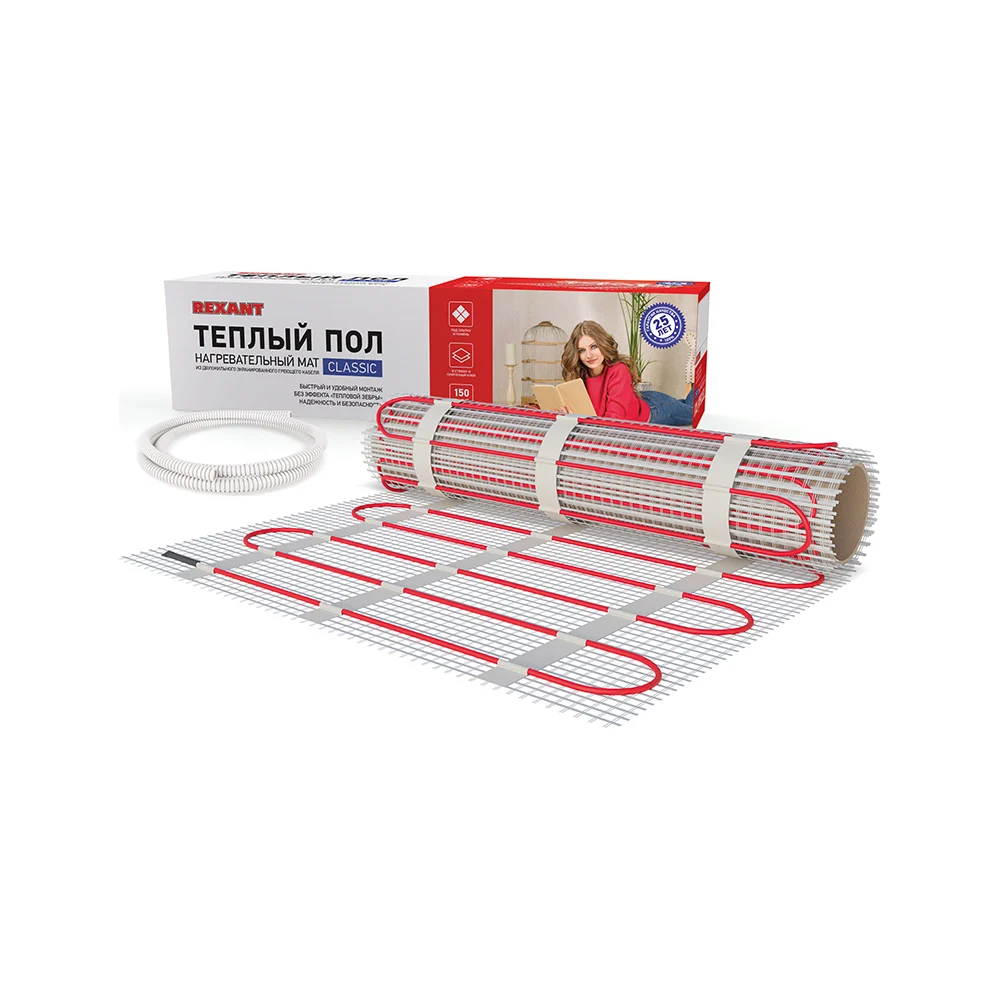 Двухжильный теплый пол REXANT Classic RNX -8,0-1200 51-0514-2