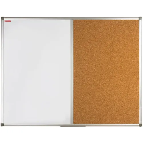 Доска комбинированная BRAUBERG Hybrid 236865 белый/коричневый 90x120см